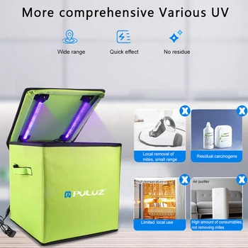 1pc PULUZ 30CM*30CM 11inch UV Light Household Cleaning Tent Green Box With USB Cable Green Tool Kit
1pc PULUZ 30CM*30CM 11inch UV Light Household Cleaning Tent Green Box With USB Cable Green Tool Kit