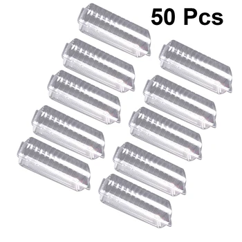 50pcs Disposable Sushi Take Out Box Rectangle Carry Out Box Fruit Cake Bread Packing Container for Home Bakery