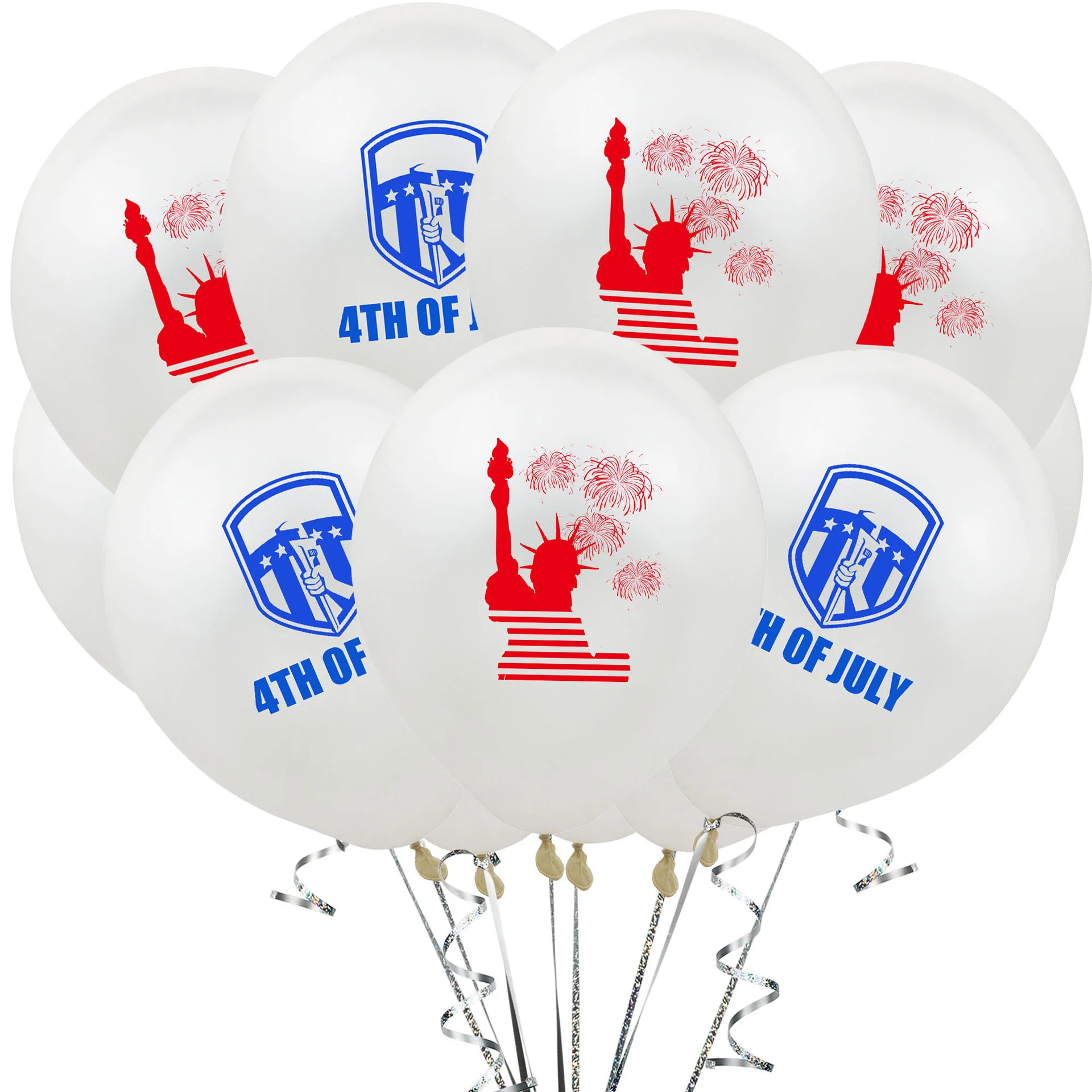 10pcs 12 inch Red and Blue Statue of Liberty Latex Balloons American Independence Day Festival Party Decoration Balloons 
10pcs 12 inch Red and Blue Statue of Liberty Latex Balloons American Independence Day Festival Party Decoration Balloons