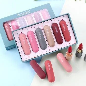 6pcs/set Velvet Matte Lipstick Set Lasting Sexy Red Lipstick Lips Makeup Beauty Rouge Moisturizer
6pcs/set Velvet Matte Lipstick Set Lasting Sexy Red Lipstick Lips Makeup Beauty Rouge Moisturizer