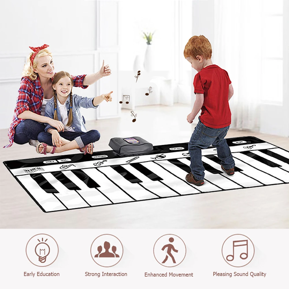 6pcs baby large keyboard dance blanket piano keyboard blanket music toy music game pad non-slip game pad 10-24 key
6pcs baby large keyboard dance blanket piano keyboard blanket music toy music game pad non-slip game pad 10-24 key