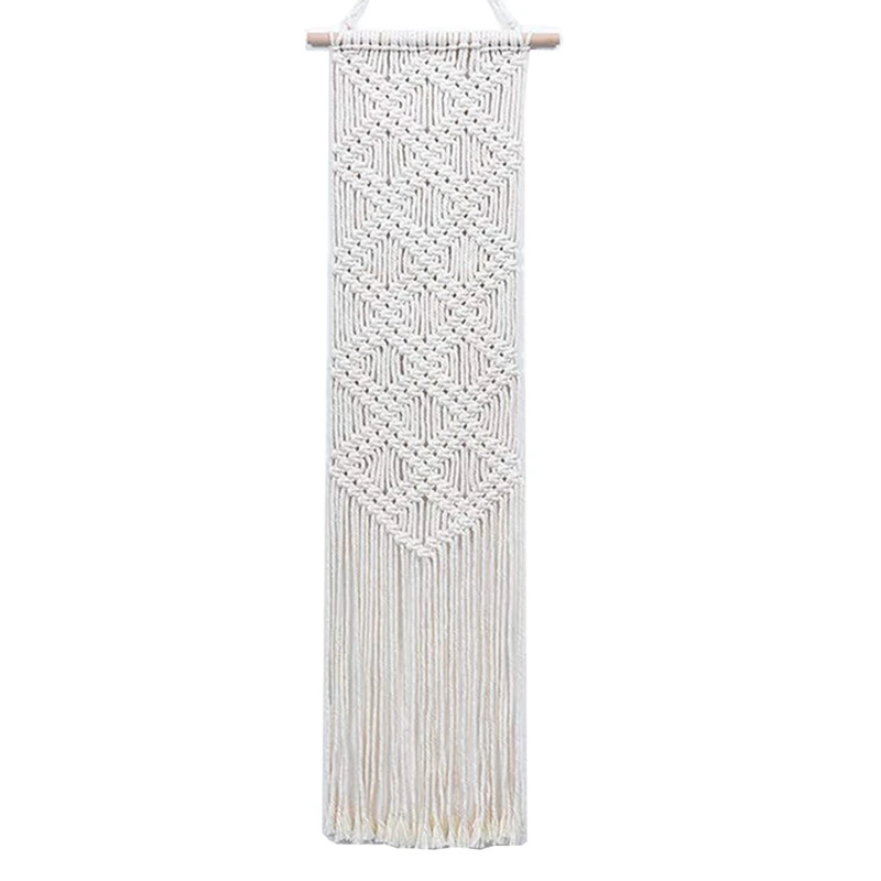 Macrame Wall Hanging - Boho Chic Handmade Woven Tapestry - Modern Rustic Wall Art Home Decor - Apartment Dorm Bedroom Nursery Wa
Macrame Wall Hanging - Boho Chic Handmade Woven Tapestry - Modern Rustic Wall Art Home Decor - Apartment Dorm Bedroom Nursery Wa