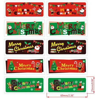 100Pcs Cute Santa Claus Snowman Elk Merry Christmas Gift Sticker Labels
100Pcs Cute Santa Claus Snowman Elk Merry Christmas Gift Sticker Labels