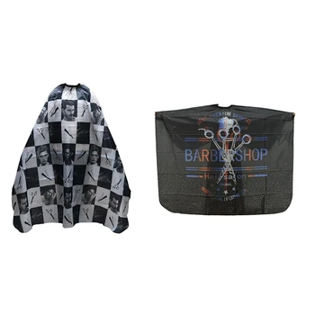 2x Black Cutting Hair Waterproof Cloth Salon Barber Cape Hairdressing Hairdresser Apron Haircut Capes 140X160CM 
2x Black Cutting Hair Waterproof Cloth Salon Barber Cape Hairdressing Hairdresser Apron Haircut Capes 140X160CM