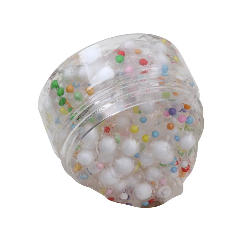 Beautiful Foam ball Cloud Slime Antistress Gadgets Stress Relief Kids Clay Toys Unzip Anti-stress Gift cute slime charms #B