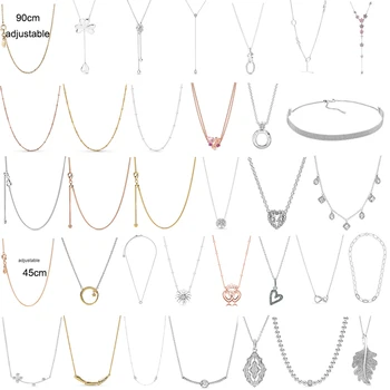 PDX XL 03 100% 925 Sterling Silver Silver Chain Necklace (adjustable) Basic Charm Necklace with Logo Necklace for Woman
PDX XL 03 100% 925 Sterling Silver Silver Chain Necklace (adjustable) Basic Charm Necklace with Logo Necklace for Woman