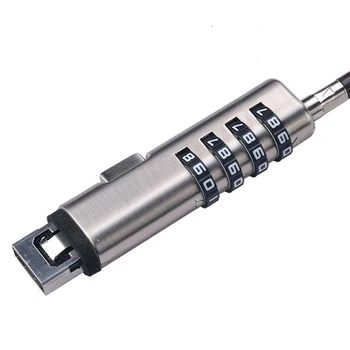 Professional Cable 4 Digit Password Keyless Laptop Lock Steel Universal Protective USB Port Security Office Notebook Anti Theft
Professional Cable 4 Digit Password Keyless Laptop Lock Steel Universal Protective USB Port Security Office Notebook Anti Theft