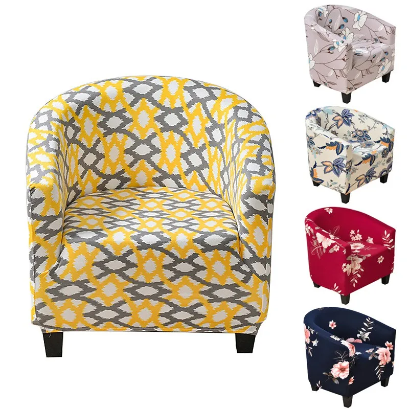 Floral Printing Club Armchair Covers Chair Slipcover Stretch Tub Chair Cover Sofa Cover Spandex Couch Covers for Bar Counter
Floral Printing Club Armchair Covers Chair Slipcover Stretch Tub Chair Cover Sofa Cover Spandex Couch Covers for Bar Counter