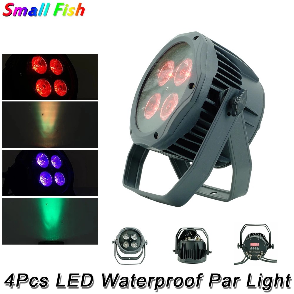 Newest 4Pcs LED RGBWAUV 6IN1 Waterproof Par Light DJ Disco Dance Party Stage Effect Light IP65 DMX Controller Club Beam Lights
Newest 4Pcs LED RGBWAUV 6IN1 Waterproof Par Light DJ Disco Dance Party Stage Effect Light IP65 DMX Controller Club Beam Lights
