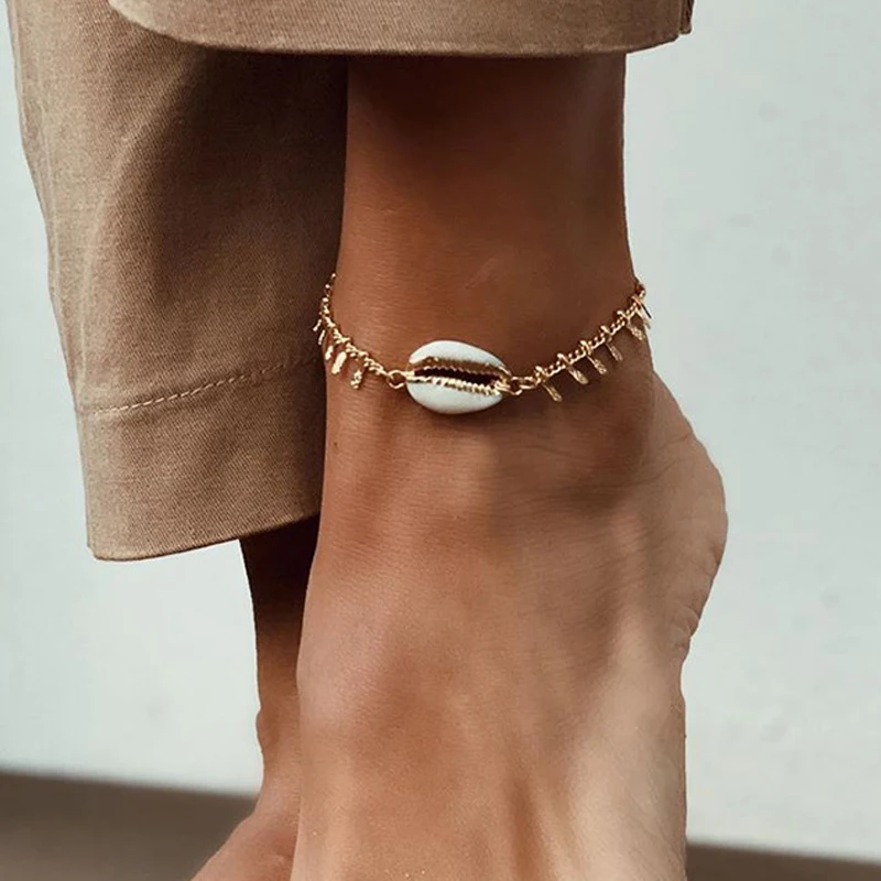 New Simple Bohemian Shell Fish Chain Anklet Beach Style Foot Bracelet Sandals Pulseras Tobilleras Mujer Foot Jewelry leg Gift
New Simple Bohemian Shell Fish Chain Anklet Beach Style Foot Bracelet Sandals Pulseras Tobilleras Mujer Foot Jewelry leg Gift