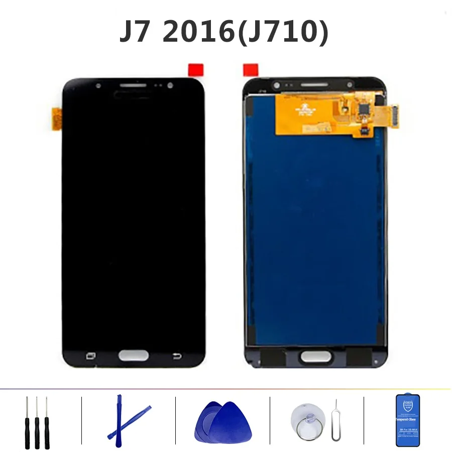 For Samsung GalaxyJ7 2016 J710 J710F J710M J710H LCD Display+Touch Screen Digitizer Brightness Adjustable Assembly
For Samsung GalaxyJ7 2016 J710 J710F J710M J710H LCD Display+Touch Screen Digitizer Brightness Adjustable Assembly