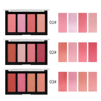 NEW High-Pigmented Blush Palette 4 Color Blush Kit Long Lasting Brighten Skin Concealer Glow Brighten Face Makeup Powder Palette
NEW High-Pigmented Blush Palette 4 Color Blush Kit Long Lasting Brighten Skin Concealer Glow Brighten Face Makeup Powder Palette
