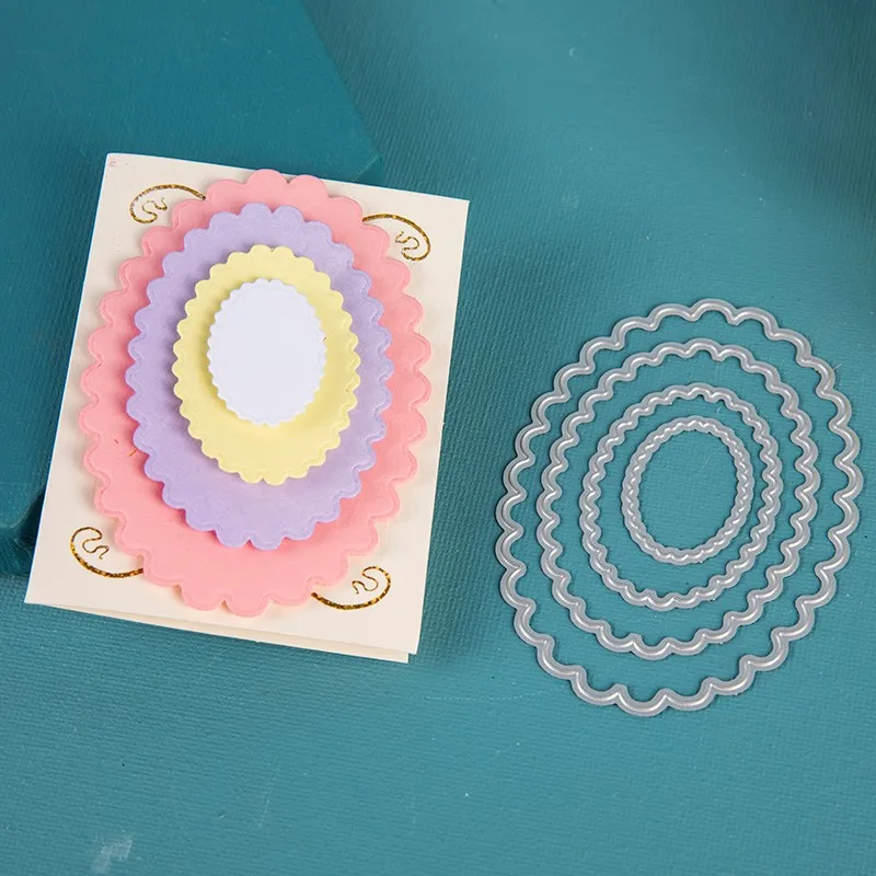 4pcs/set Oval Circle Flower Basic Shape Frame Dies Cutting Decor Scrapbooking Steel Craft Die Cut Create Embossing Paper Card
4pcs/set Oval Circle Flower Basic Shape Frame Dies Cutting Decor Scrapbooking Steel Craft Die Cut Create Embossing Paper Card