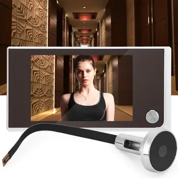 Digital Door Viewer Doorbell 3.5" SN-35A LCD 120 Degree Peephole Viewer photo visual monitoring electronic cat eye camera
Digital Door Viewer Doorbell 3.5" SN-35A LCD 120 Degree Peephole Viewer photo visual monitoring electronic cat eye camera