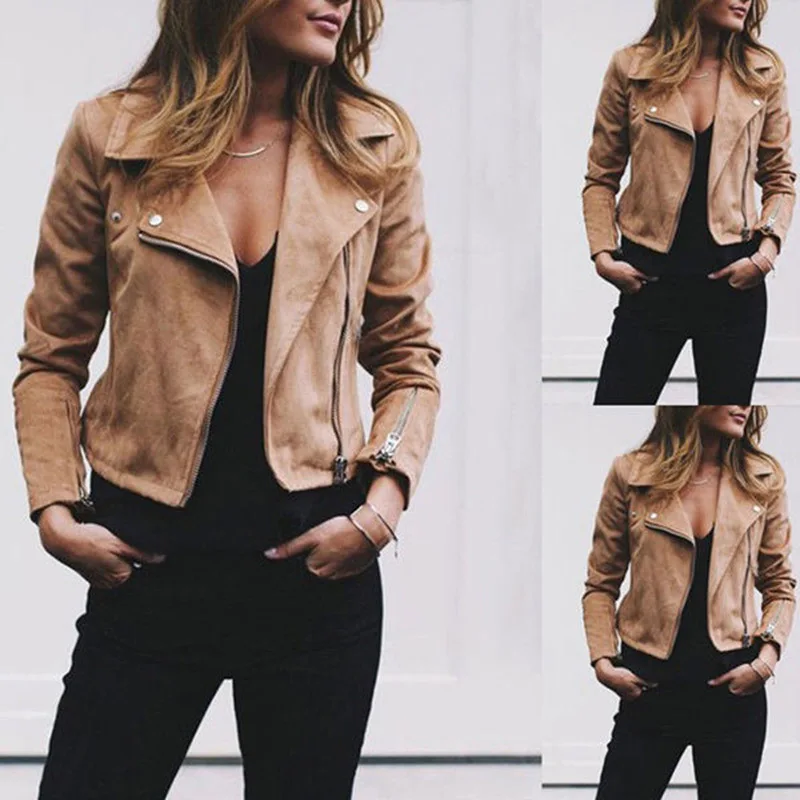2019 Europe And America WOMEN'S Dress New Style Woolen Zipper Cropped Jacket Oblique Zipper Woolen Cloth Tops
2019 Europe And America WOMEN'S Dress New Style Woolen Zipper Cropped Jacket Oblique Zipper Woolen Cloth Tops