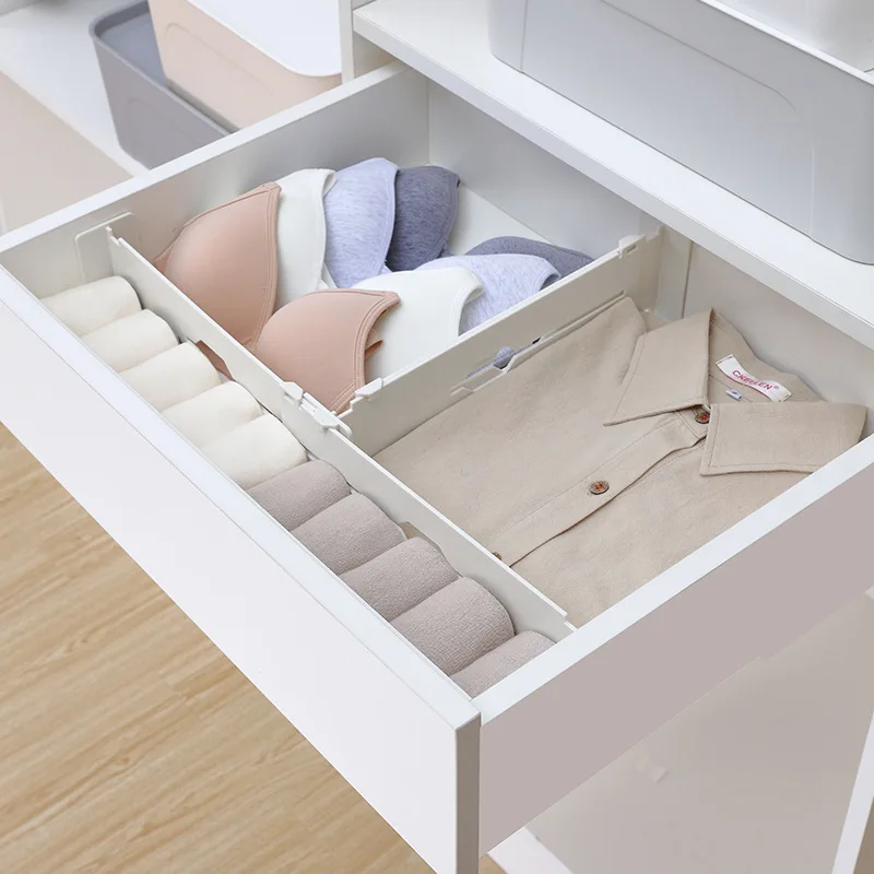 Adjustable Drawer Dividers Scalable Wardrobe Drawer separator Retractable Stretch Clapboard Partition Storage Organizer 1PC
Adjustable Drawer Dividers Scalable Wardrobe Drawer separator Retractable Stretch Clapboard Partition Storage Organizer 1PC