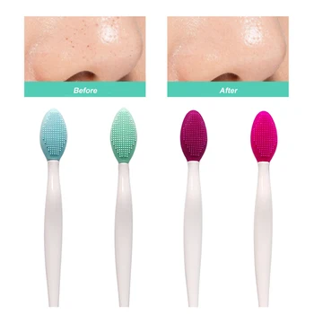 Silicone Brush Exfoliating Nose Clean Blackhead Removal Brush Tool With Replacement Head Beauty Skin Care Wash Face
Silicone Brush Exfoliating Nose Clean Blackhead Removal Brush Tool With Replacement Head Beauty Skin Care Wash Face