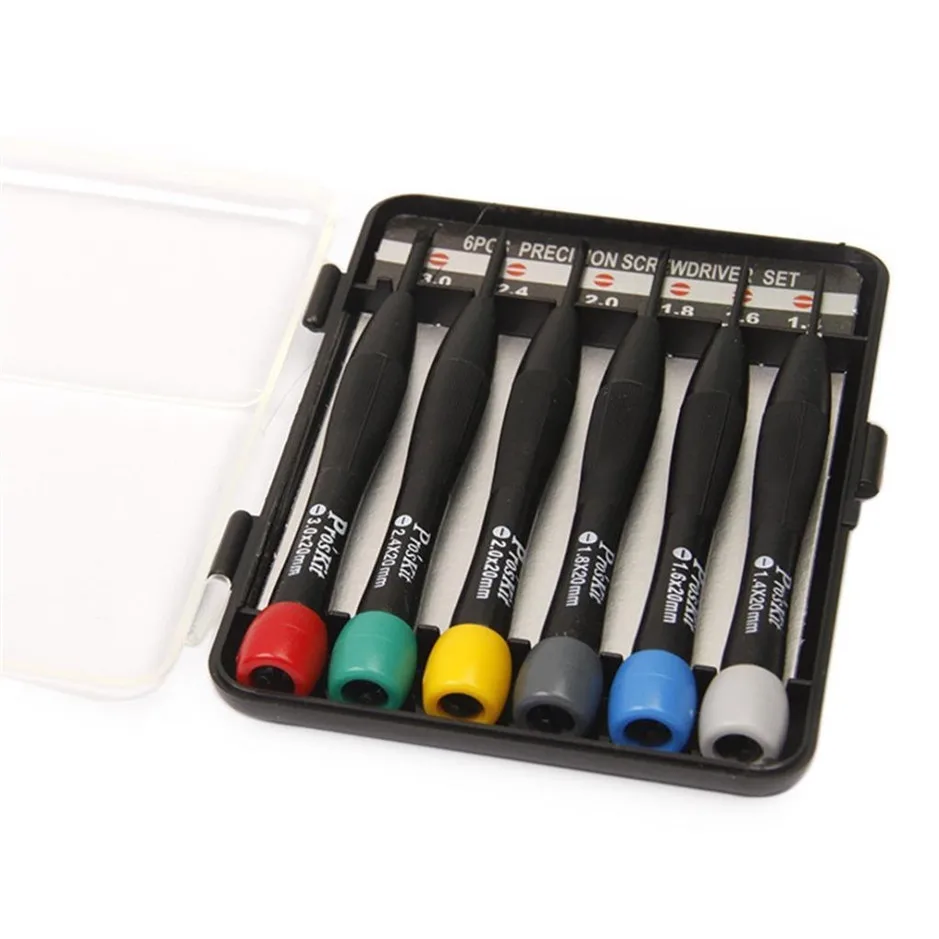 8PK-2062 6Pcs Electronic Screwdriver Set DIY Repair Hand Tools Set Tool Service Kit For Phone Toolkit
8PK-2062 6Pcs Electronic Screwdriver Set DIY Repair Hand Tools Set Tool Service Kit For Phone Toolkit