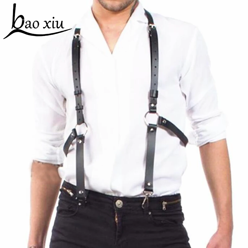 2019 New Punk Sexy Garter Leather belt Bondage Cage Gothic Harness Corset Waistband Pants Jeans Belt Straps for Men Accessory
2019 New Punk Sexy Garter Leather belt Bondage Cage Gothic Harness Corset Waistband Pants Jeans Belt Straps for Men Accessory