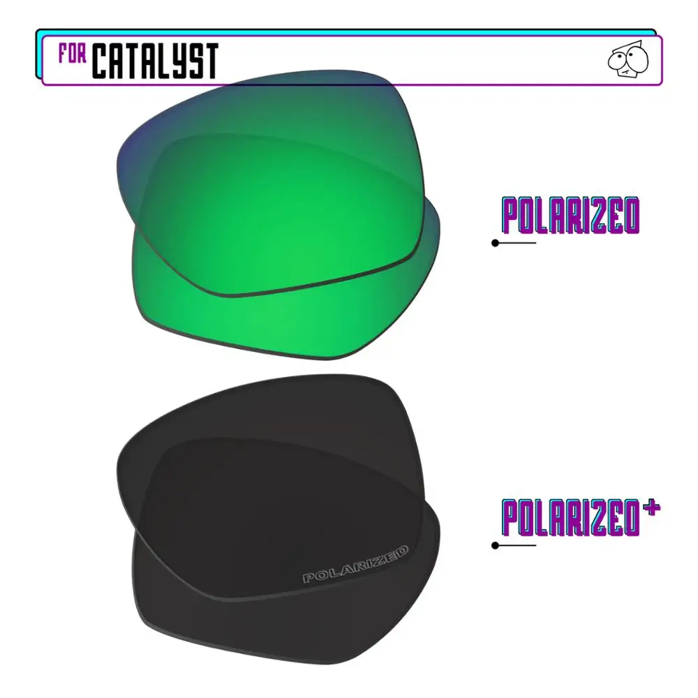 EZReplace Polarized Replacement Lenses for - Oakley Catalyst Sunglasses - Black P Plus-Green P
EZReplace Polarized Replacement Lenses for - Oakley Catalyst Sunglasses - Black P Plus-Green P