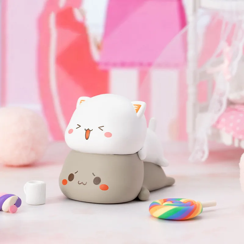 

Blind Box Mitao CAT 2th Season Series Action Figure Anime Guess Bag Kawaii Toys for Children Desktop Model Birthday Gift