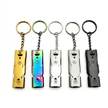 High Decibels Outdoor Survival Whistle Portable Keychain Whistle Double Pipe SOS Survival Whistle Multifunction Tool
High Decibels Outdoor Survival Whistle Portable Keychain Whistle Double Pipe SOS Survival Whistle Multifunction Tool