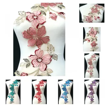 10pcs/lot x 5Color(Pink Red Blue Turquoise Purple)Floral Lace Embroidery Flower Applique Collar Neckline Sewing DIY Craft PBNC49
10pcs/lot x 5Color(Pink Red Blue Turquoise Purple)Floral Lace Embroidery Flower Applique Collar Neckline Sewing DIY Craft PBNC49
