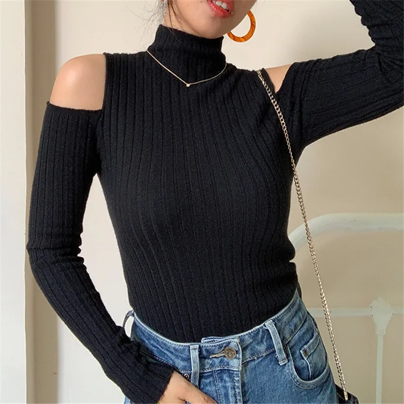 2020 Women Winter Autumn Turtleneck Off Shoulder Solid Full -sleeeved Sweater Slim Bottoming Top Girls
2020 Women Winter Autumn Turtleneck Off Shoulder Solid Full -sleeeved Sweater Slim Bottoming Top Girls