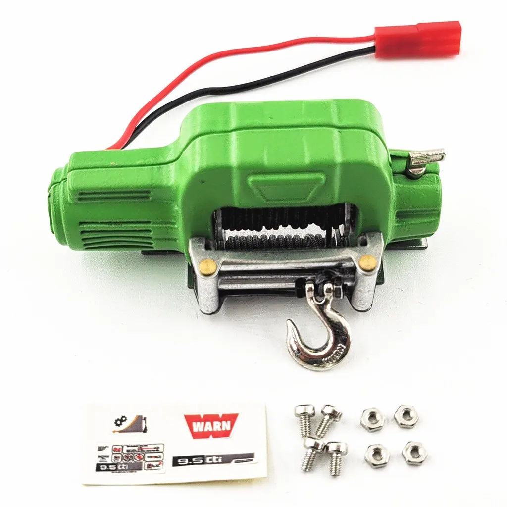 RC Metal Automatic Double Motor Simulated Winch with Controller For 1/10 RC Crawler Car Trx4 D90 SCX10
RC Metal Automatic Double Motor Simulated Winch with Controller For 1/10 RC Crawler Car Trx4 D90 SCX10