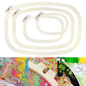 DIY Cross Stitch Craft Tool Sewing Tools Handhold Square Shape Embroidery Plastic Frame Hoop Sewing Craft Accessories DIY Tools
DIY Cross Stitch Craft Tool Sewing Tools Handhold Square Shape Embroidery Plastic Frame Hoop Sewing Craft Accessories DIY Tools