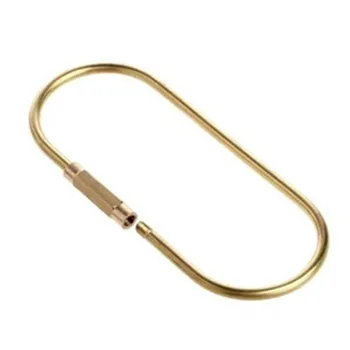 90MM Keychain U-Ring Solid Brass Screw Lock Key Ring Split Ring Keychain Heavy Equipment Key Holder Organizer
90MM Keychain U-Ring Solid Brass Screw Lock Key Ring Split Ring Keychain Heavy Equipment Key Holder Organizer