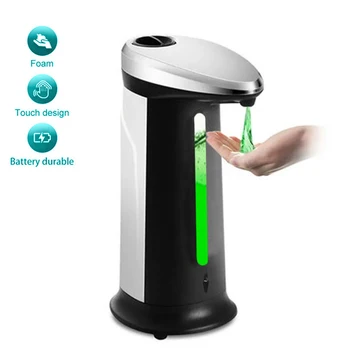 400ML Automatic Soap Dispenser Smart Infrared Sensor Touchless Shower Gel Liquid Foam Dispensador Bottle for Kitchen Bathroom
400ML Automatic Soap Dispenser Smart Infrared Sensor Touchless Shower Gel Liquid Foam Dispensador Bottle for Kitchen Bathroom