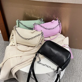 Fashion Solid Color PU Messenger Bag Women Chain Casual Shoulder Crossbody Pouch Popular Simple Female Daily Bag
Fashion Solid Color PU Messenger Bag Women Chain Casual Shoulder Crossbody Pouch Popular Simple Female Daily Bag