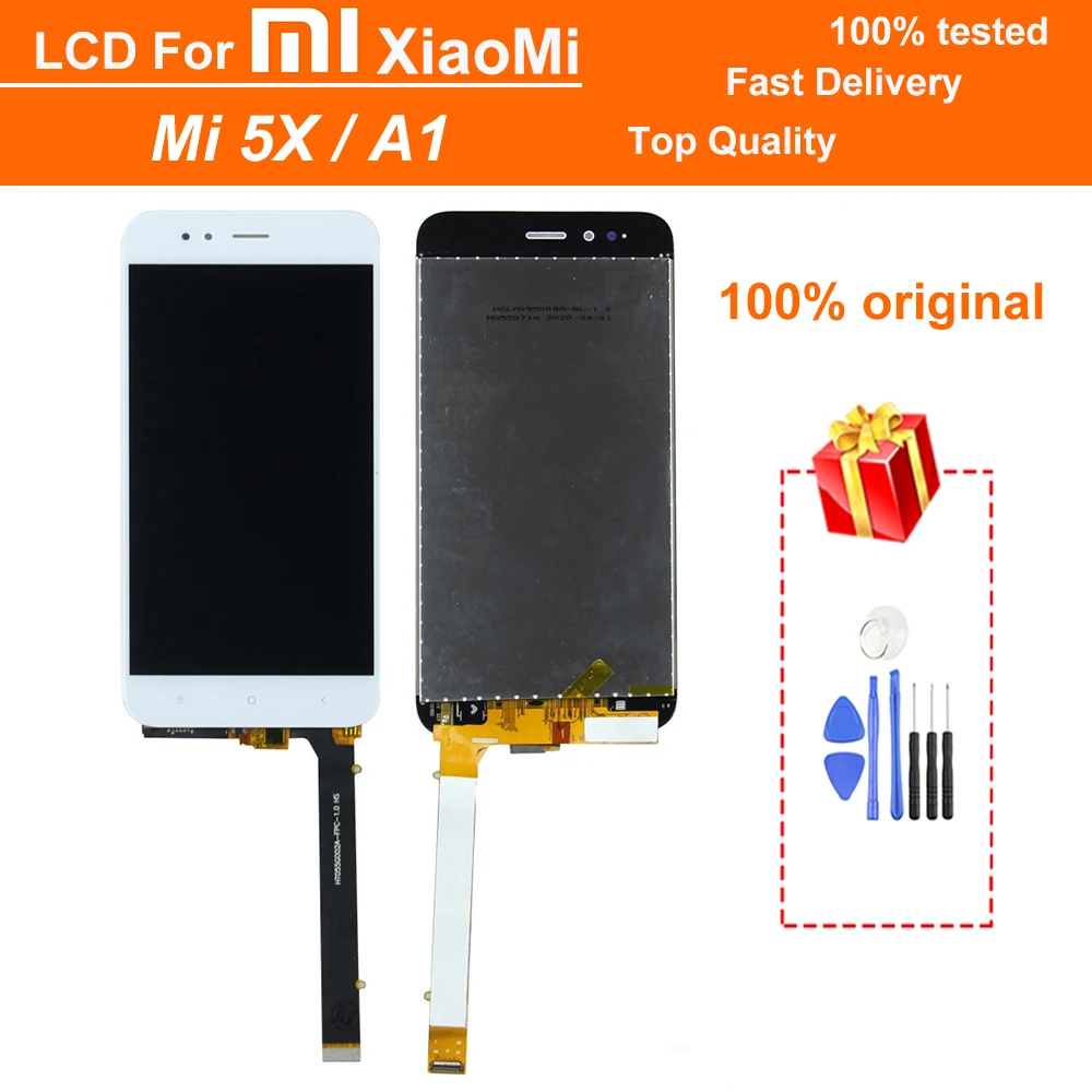 100% tested Original 5.5" Mi5x LCD with frame Display for XIAOMI Mi A1 MiA1 MA1 5X M5X LCD Touch Screen Digitizer Assembly
100% tested Original 5.5" Mi5x LCD with frame Display for XIAOMI Mi A1 MiA1 MA1 5X M5X LCD Touch Screen Digitizer Assembly