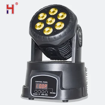 Disco RGBW Stage Light 7x12W Moving Head Beam LED Wash Light DMX 512 Party DJ Lighting
Disco RGBW Stage Light 7x12W Moving Head Beam LED Wash Light DMX 512 Party DJ Lighting