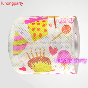 3packs 30m/pack happy birthday cake gift napkin Roll Dollar Bill Toilet Paper Novelty Toilet Tissue Christmas Wholesale
3packs 30m/pack happy birthday cake gift napkin Roll Dollar Bill Toilet Paper Novelty Toilet Tissue Christmas Wholesale