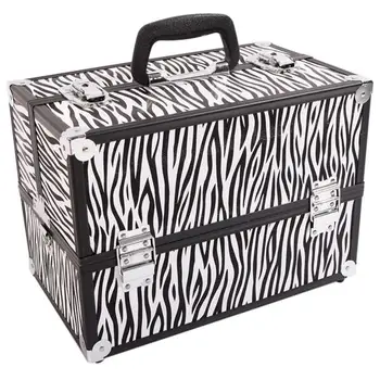 Aluminum Alloy Makeup Train Case Jewelry Box Organizer White Zebra Stripe ship from US drop shipping
Aluminum Alloy Makeup Train Case Jewelry Box Organizer White Zebra Stripe ship from US drop shipping