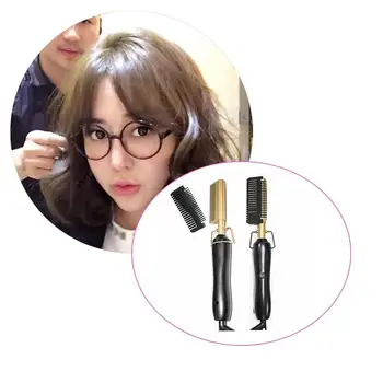 Durable Fast Heat Conduction Hair Straightener Iron Brush Hot Hair Straightener Comb Automatic Curling Iron
Durable Fast Heat Conduction Hair Straightener Iron Brush Hot Hair Straightener Comb Automatic Curling Iron