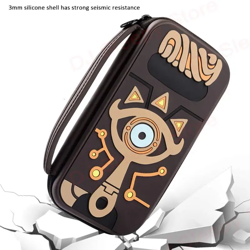 Switch Water-resistent Case Bags Silica Gel The Legend of Zelda Sheikah Slate Carrying Storage Bag
Switch Water-resistent Case Bags Silica Gel The Legend of Zelda Sheikah Slate Carrying Storage Bag