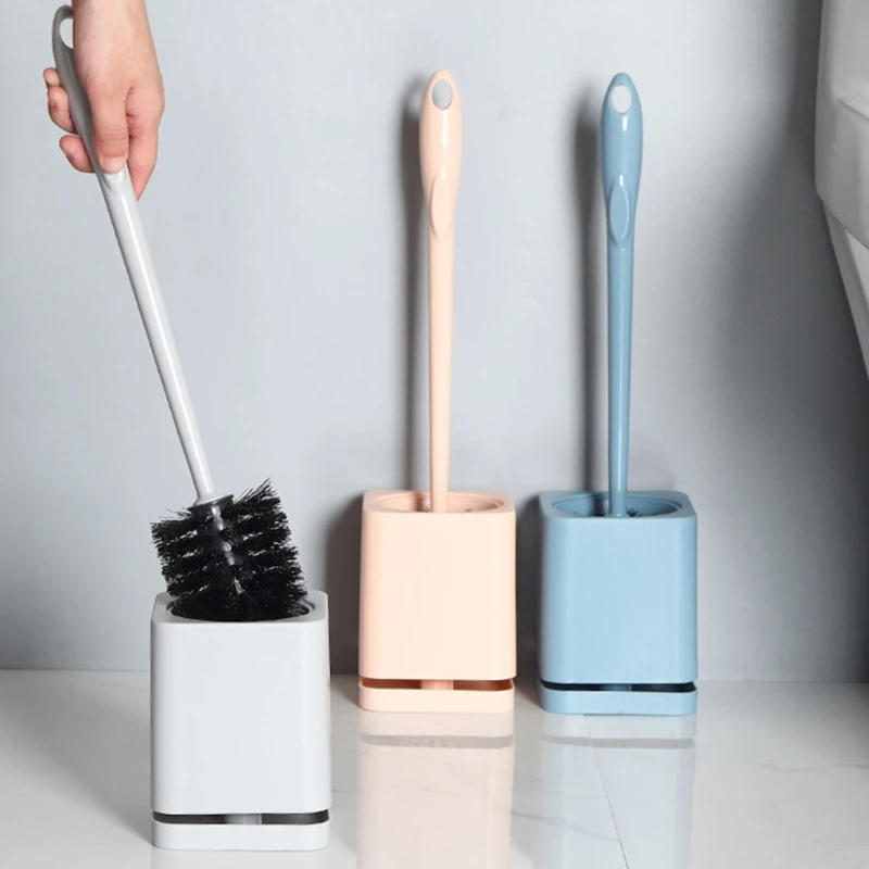 Bathroom Bristle Toilet Brush with Base Punch-free Wall-mounted Toilet Brush Shower Room Cleaning Brushes Clean Tool
Bathroom Bristle Toilet Brush with Base Punch-free Wall-mounted Toilet Brush Shower Room Cleaning Brushes Clean Tool