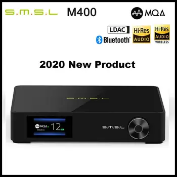 SMSL M400 Flagship DAC AK4499 Full Balanced Buletooth 5.0 DSD512 PCM 768kHz/32bit Decoder USB DAC Support MQA LDAC
SMSL M400 Flagship DAC AK4499 Full Balanced Buletooth 5.0 DSD512 PCM 768kHz/32bit Decoder USB DAC Support MQA LDAC
