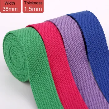 38mm 1-1/2 inch 50 Yards Ribbon DIY Accessories Canvas Bag Strap Webbing Sewing Bias Tape Backpack Belt 17 Colors 1.5mm Thick 
38mm 1-1/2 inch 50 Yards Ribbon DIY Accessories Canvas Bag Strap Webbing Sewing Bias Tape Backpack Belt 17 Colors 1.5mm Thick