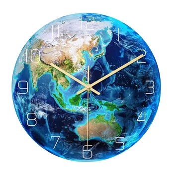Luminous Earth Wall Clock Planet Print Clock Study Room Bedroom Living Room Decoration for Kids Baby Room
Luminous Earth Wall Clock Planet Print Clock Study Room Bedroom Living Room Decoration for Kids Baby Room