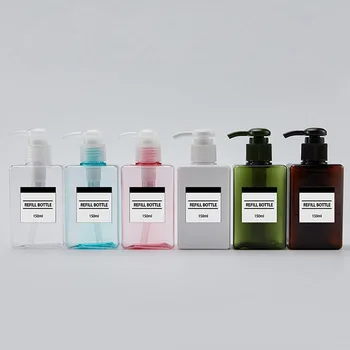 150ml Plastic Empty Hand Pump Dispenser Bottle Portable Bathroom Shampoo Lotion Shower Refillable Bottle
150ml Plastic Empty Hand Pump Dispenser Bottle Portable Bathroom Shampoo Lotion Shower Refillable Bottle