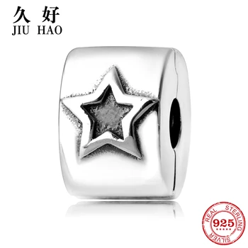 Hot 925 sterling silver charm Star diy for clips Lock beads jewelry making womens bracelets trendy 2018
Hot 925 sterling silver charm Star diy for clips Lock beads jewelry making womens bracelets trendy 2018