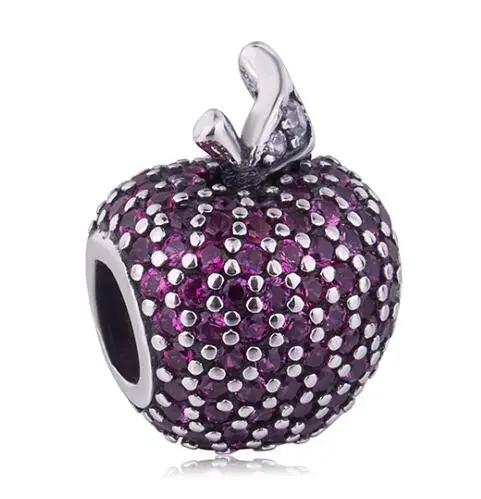 Original 925 Sterling Silver Bead Charm Cute Pave Apple With Full Crystal Bead Fit Women Pandora Bracelet & Necklace Diy Jewelry
Original 925 Sterling Silver Bead Charm Cute Pave Apple With Full Crystal Bead Fit Women Pandora Bracelet & Necklace Diy Jewelry
