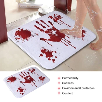 3D Printing Bedroom Area Rugs Blood Bath Mat Large Size Carpets Modern Halloween Party Anti-Slip Floor Rug Home Decor Mats
3D Printing Bedroom Area Rugs Blood Bath Mat Large Size Carpets Modern Halloween Party Anti-Slip Floor Rug Home Decor Mats