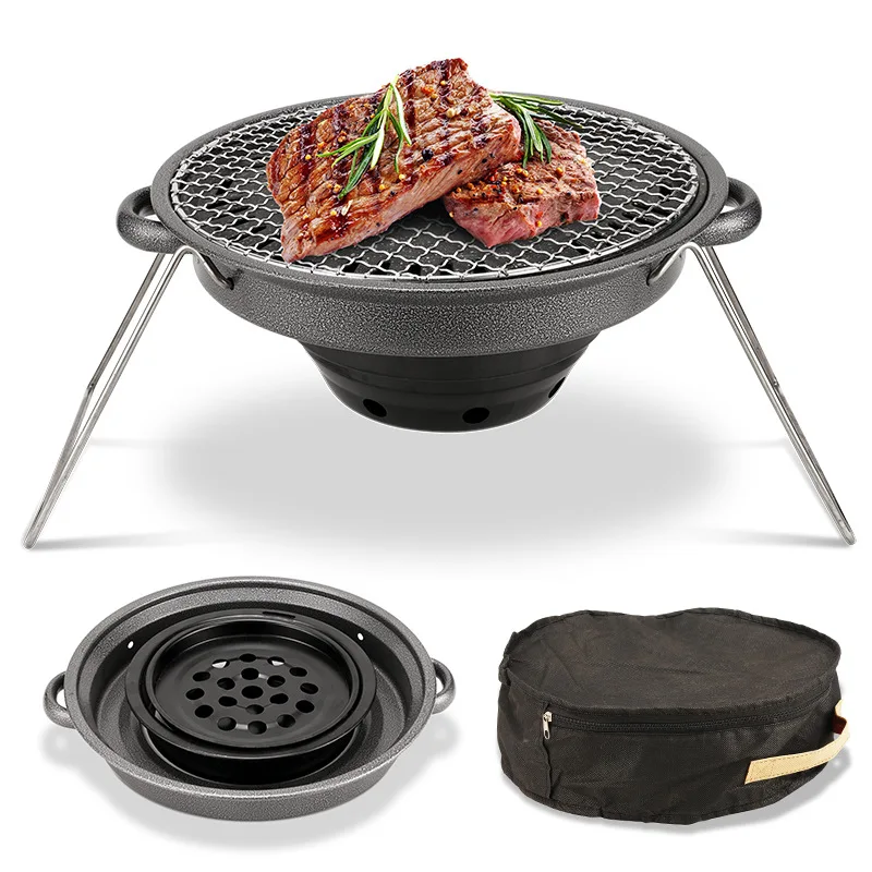 Manufacturers Direct Selling Korean Style Dual Purpose Outdoor Portable Non-stick Carbon Fire Barbecue Grills Folding Grill Medi
Manufacturers Direct Selling Korean Style Dual Purpose Outdoor Portable Non-stick Carbon Fire Barbecue Grills Folding Grill Medi