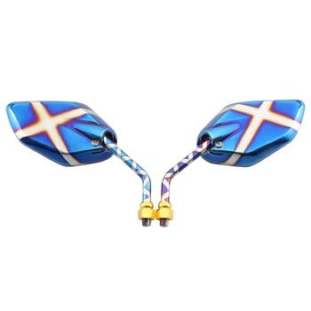 Motorcycle Titanium Rear View Side Mirrors Handlebar Mount Mirror For Harley XL Dyna Softail Cafe Racer Cruiser Universal
Motorcycle Titanium Rear View Side Mirrors Handlebar Mount Mirror For Harley XL Dyna Softail Cafe Racer Cruiser Universal