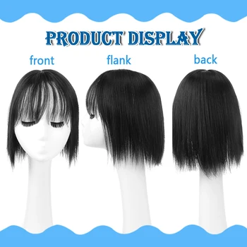 DIANQI 4 Colors new Short Straight Hair Extension Clip 12 "10" High Temperature Synthetic Wig Clip Female Wig 
DIANQI 4 Colors new Short Straight Hair Extension Clip 12 "10" High Temperature Synthetic Wig Clip Female Wig